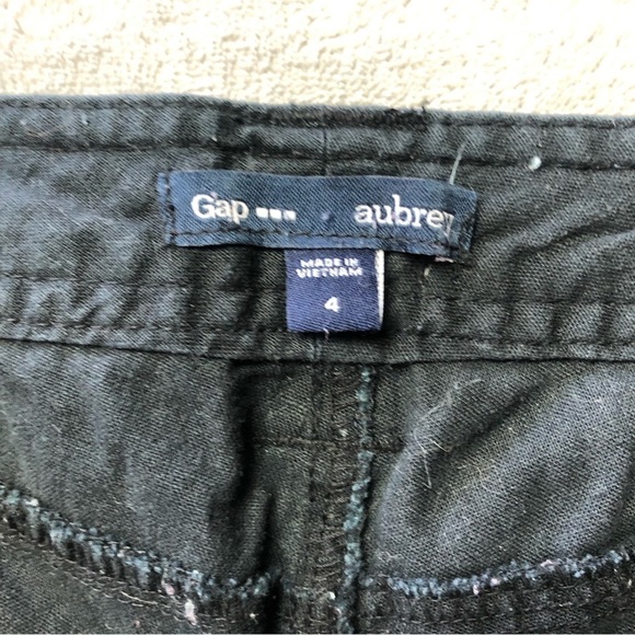 Gap Aubrey Black Linen/Cotton Blend Shorts Size 4 - Picture 5 of 10